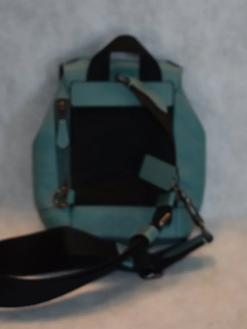 Coach Hudson Small Mini Backpack Sling – Tiffany Blue / Mint Green / Turquoise